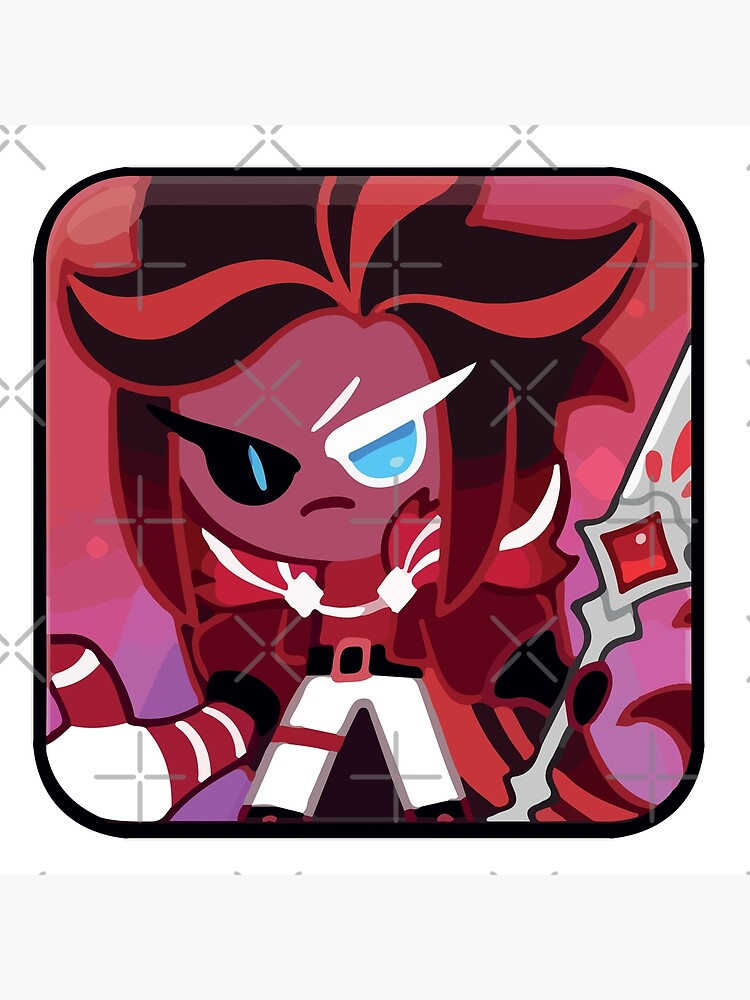 "Cookie run kingdom red velvet sticker Card" Poster for Sale by