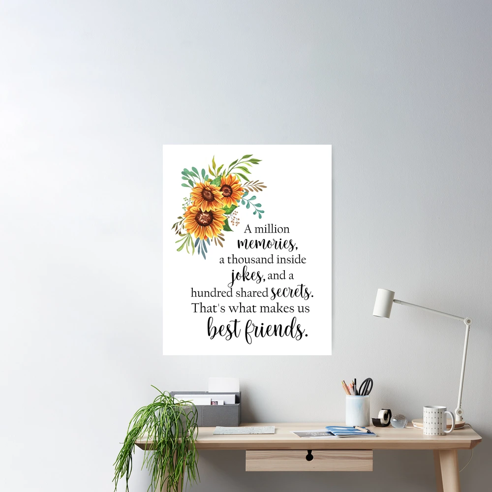 Friendship Gifts for Women Christmas Friend Gift Sunflower Square