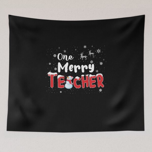 Item preview, One Merry Teacher Snowman Teaching Christmas designed and sold by ELAB27.