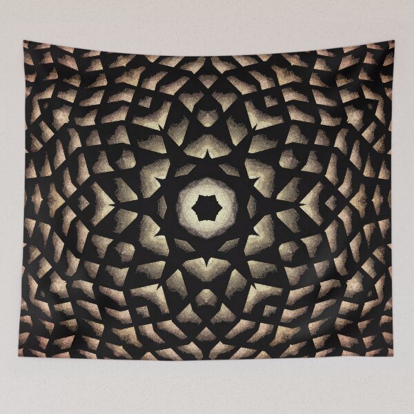 Item preview, Black and Gold Mandala designed and sold by Phil Perkins.