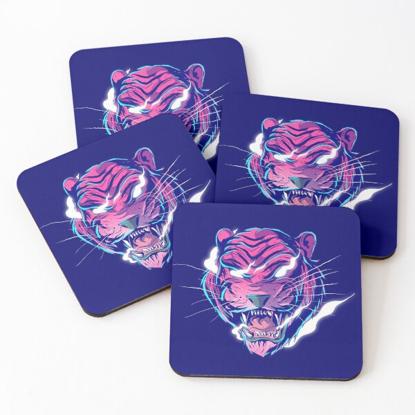 Item preview, blue pink tiger gift designed and sold by Whirx.