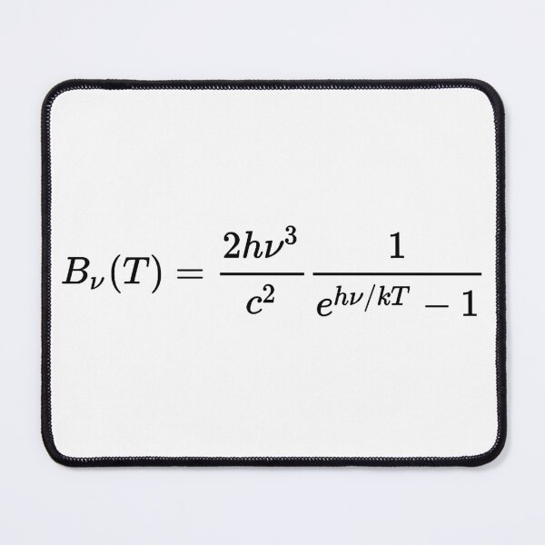 Item preview, planck equation of black body radiation, thermodynamics and physics designed and sold by NoetherSym.