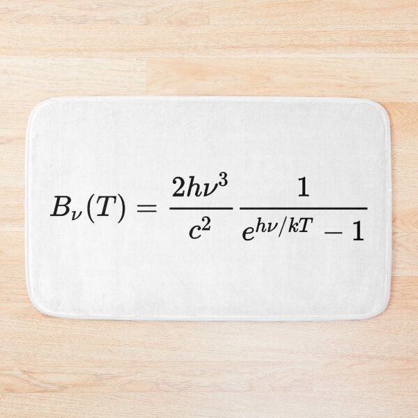 Item preview, planck equation of black body radiation, thermodynamics and physics designed and sold by NoetherSym.