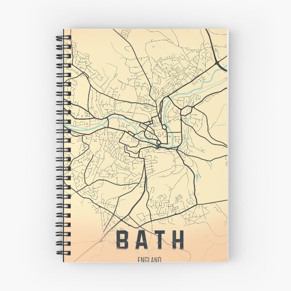 Item preview, Bath map of england designed and sold by PostersProf1.