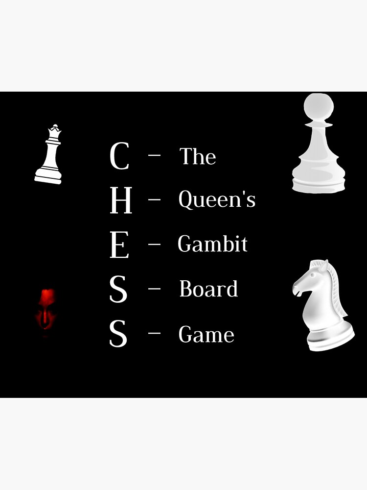 "Chess The Queen's Gambit Board Game" Sticker for Sale by Tuco270