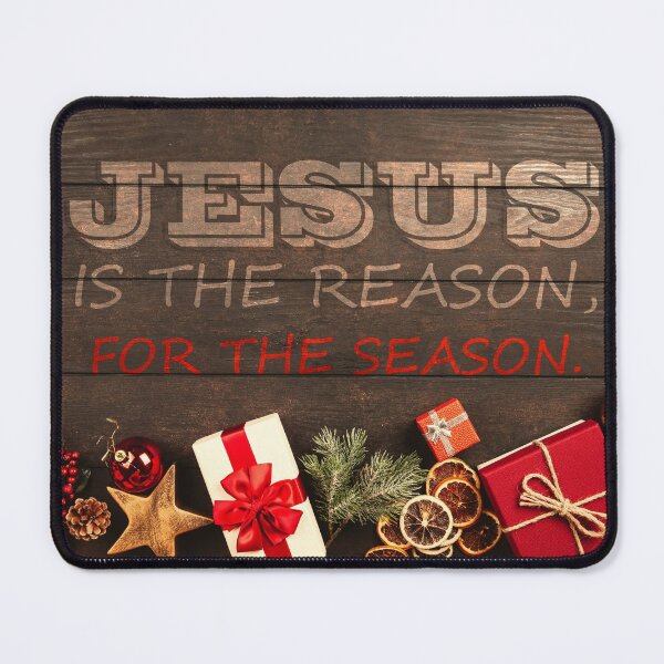 Item preview, Jesus is the Reason for the Season Christmas Greeting card T-shirt gift designed and sold by LanrivArtStudio.