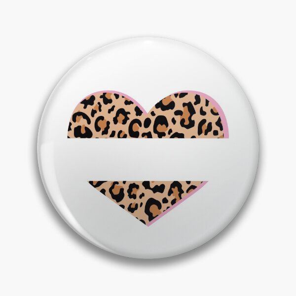 Item preview, Leopard print heart split designed and sold by GolddustSVG.
