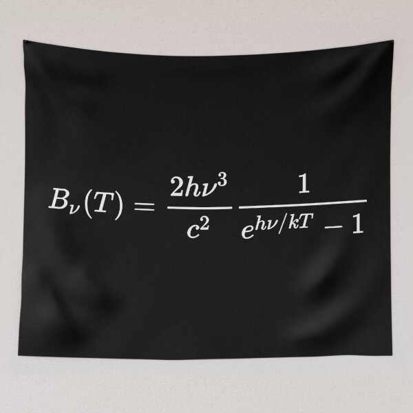 Item preview, planck equation of black body radiation, thermodynamics and physics designed and sold by NoetherSym.