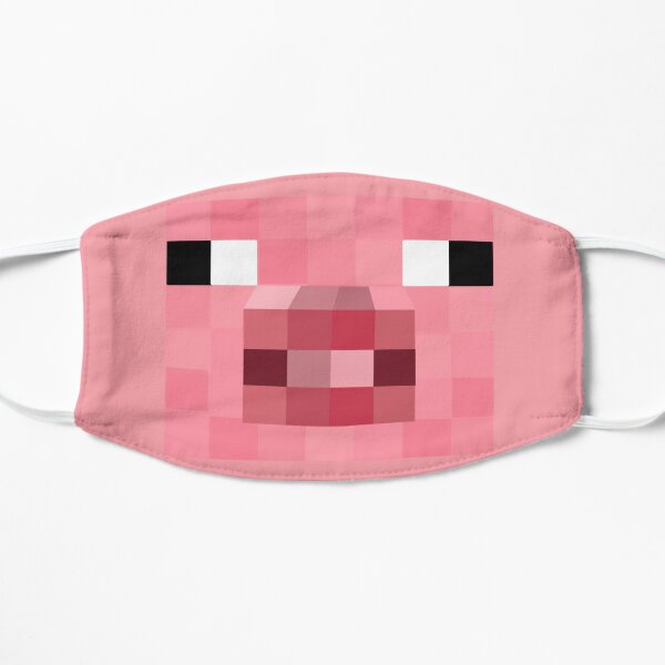 MineCraft Pig Flat Mask