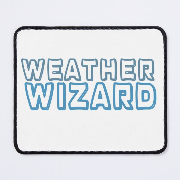 Item preview,  "Weather Wizard" funny, simple design. Perfect gift for weather professionals and enthusiasts. designed and sold by MihaiER.