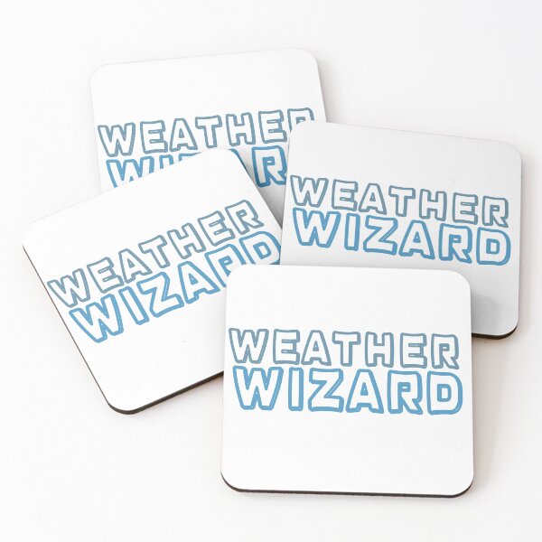 Item preview,  "Weather Wizard" funny, simple design. Perfect gift for weather professionals and enthusiasts. designed and sold by MihaiER.