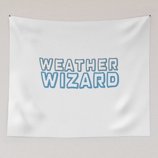 Item preview,  "Weather Wizard" funny, simple design. Perfect gift for weather professionals and enthusiasts. designed and sold by MihaiER.