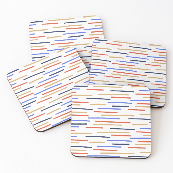 Item preview, Colorful Lines and dashes designed and sold by deepgoa.
