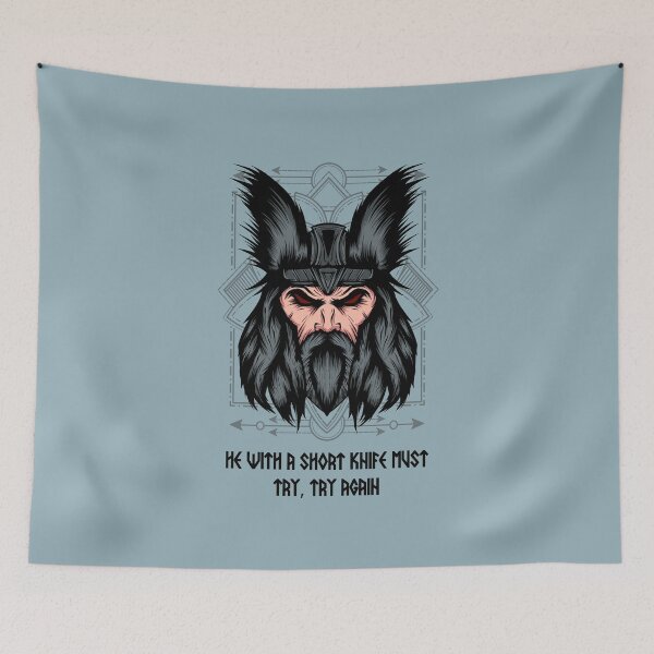 Item preview, Fierce Viking Warrior with Quote designed and sold by LilysGoodies.
