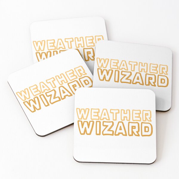 Item preview, "Weather Wizard" funny, simple design. Perfect gift for weather professionals and enthusiasts. designed and sold by MihaiER.