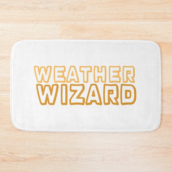 Item preview, "Weather Wizard" funny, simple design. Perfect gift for weather professionals and enthusiasts. designed and sold by MihaiER.