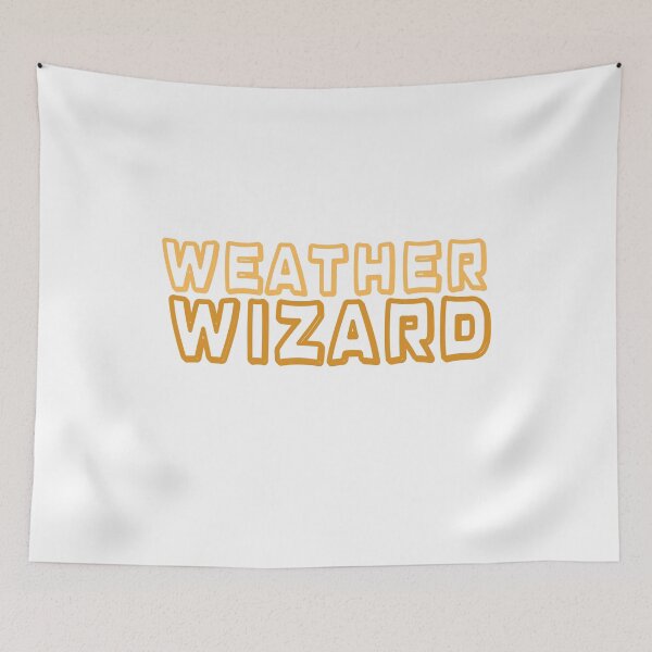 Item preview, "Weather Wizard" funny, simple design. Perfect gift for weather professionals and enthusiasts. designed and sold by MihaiER.