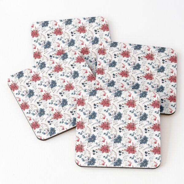 Item preview, Winter Botanical Pattern designed and sold by Naturalist Prints.