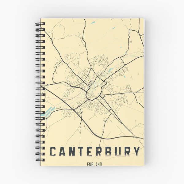 Item preview, Canterbury Map uk designed and sold by PostersProf1.