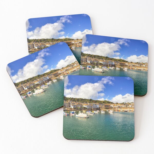 Item preview, Mousehole Harbor Boats Panorama designed and sold by Paul Thompson Photography.