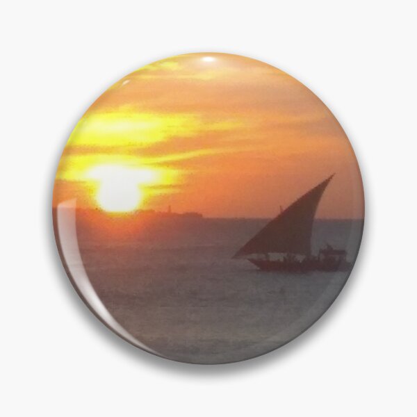 Item preview, African Dhow boat in sunset near Zanzibar designed and sold by Nosach  Design.
