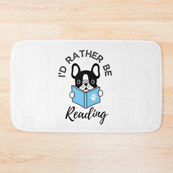 Item preview, I’d rather be reading with my dog designed and sold by Purplerain457.