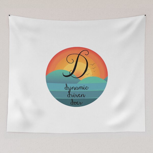 Item preview, Letter D with Phrases, Initial Letter D, Letter D Initial, D Letter, Dynamic, Driven, Doer designed and sold by linume.