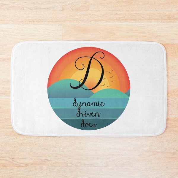 Item preview, Letter D with Phrases, Initial Letter D, Letter D Initial, D Letter, Dynamic, Driven, Doer designed and sold by linume.