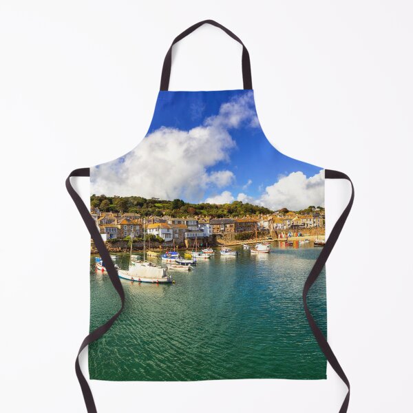 Item preview, Mousehole Harbor Boats Panorama designed and sold by Paul Thompson Photography.