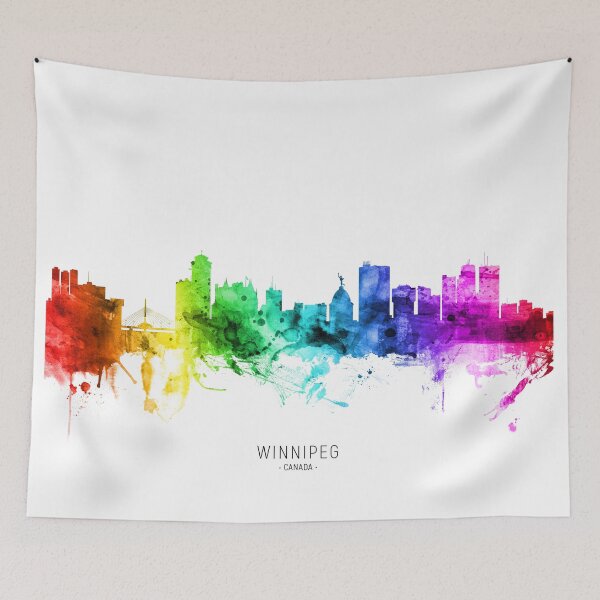 Item preview, Winnipeg Canada Skyline designed and sold by ArtPrints.