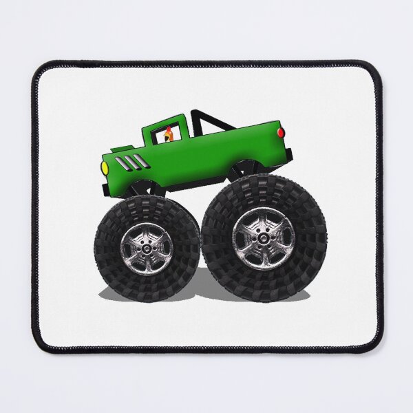 Item preview, Cluck the Chicken Green Monster Truck designed and sold by TimmyUppetPlace.