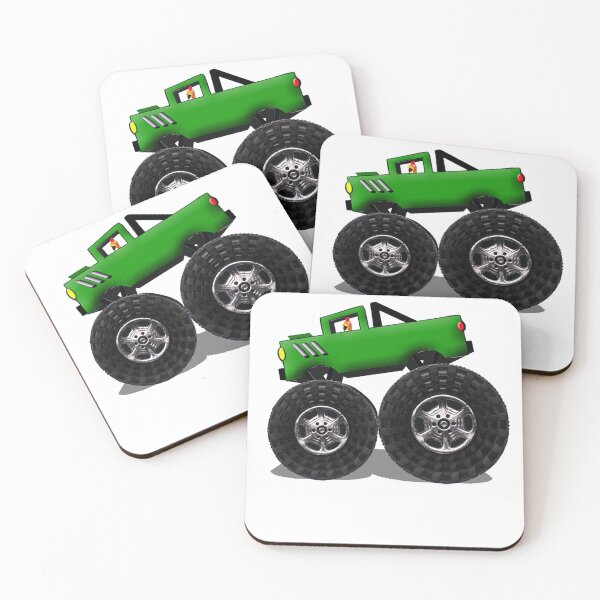 Item preview, Cluck the Chicken Green Monster Truck designed and sold by TimmyUppetPlace.