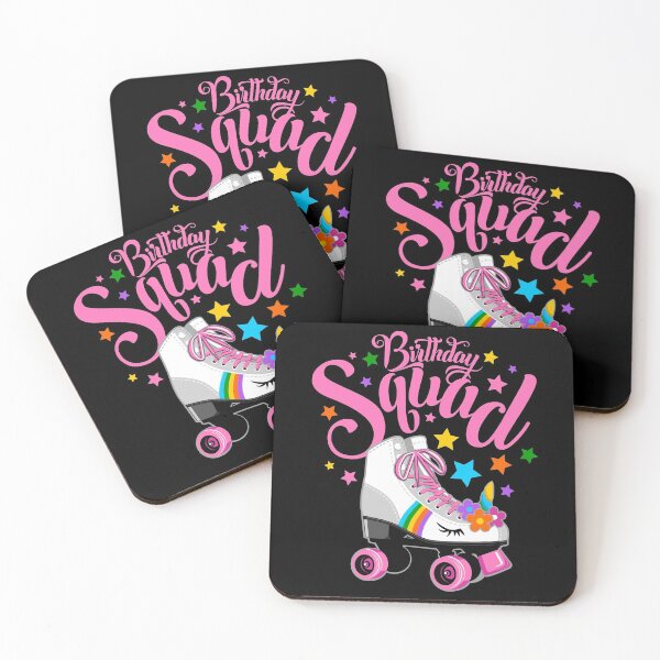 Item preview, Birthday squad, unicorn, roller skate  designed and sold by iclipart.