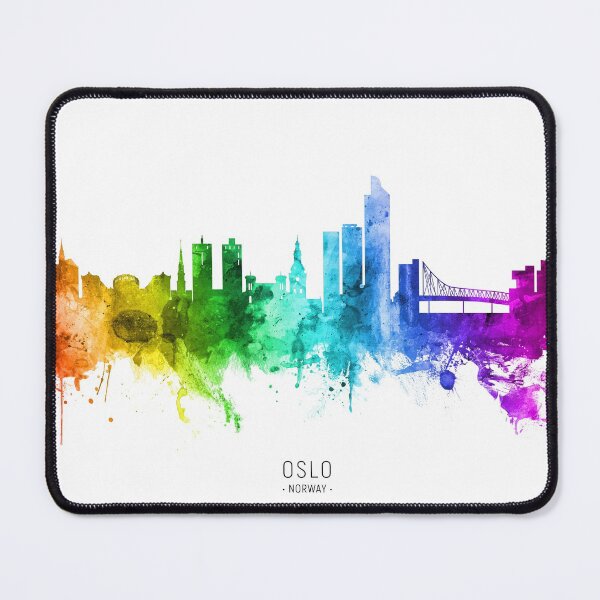 Item preview, Oslo Norway Skyline designed and sold by ArtPrints.