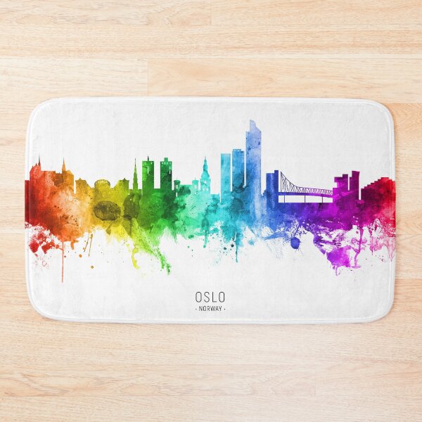 Item preview, Oslo Norway Skyline designed and sold by ArtPrints.
