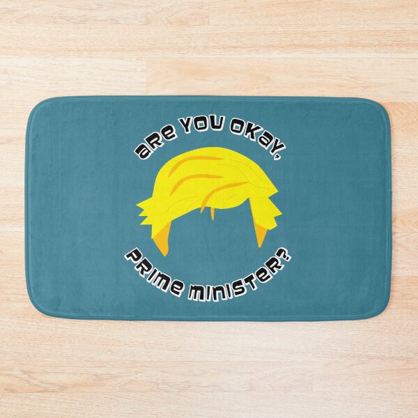 Item preview, Are you okay, prime minister? (barbed Bumbling Boris jest) designed and sold by SolidEarthArt.