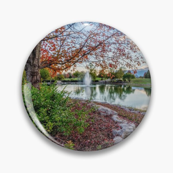 Item preview, Ozarks Fall Sunset At A Pond designed and sold by mljdwhite.