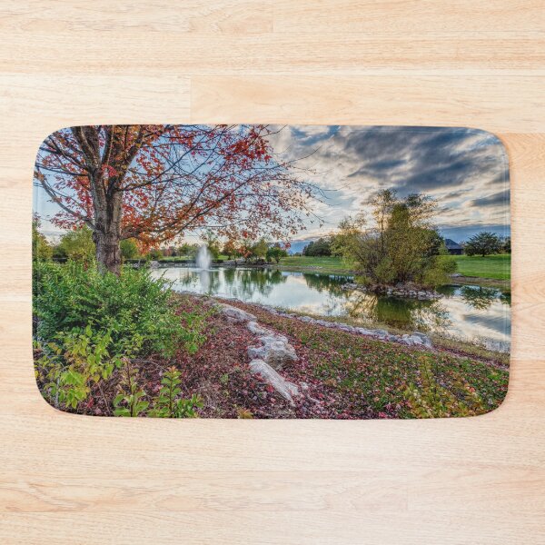 Item preview, Ozarks Fall Sunset At A Pond designed and sold by mljdwhite.
