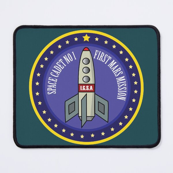 Item preview, Mars mission badge for Space Cadet designed and sold by KoandZo.