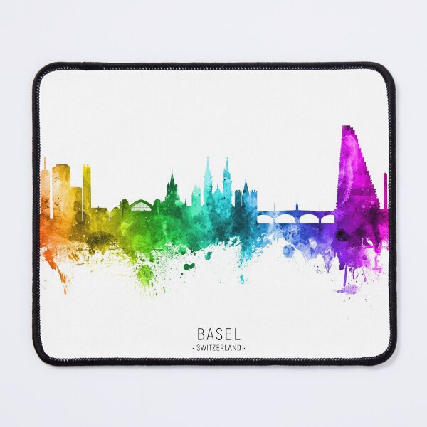 Item preview, Basel Switzerland Skyline designed and sold by ArtPrints.