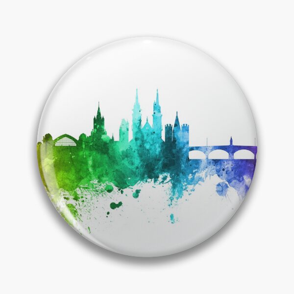Item preview, Basel Switzerland Skyline designed and sold by ArtPrints.