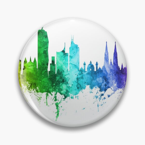 Artikelvorschau, Vienna Austria Skyline entworfen und verkauft von ArtPrints.