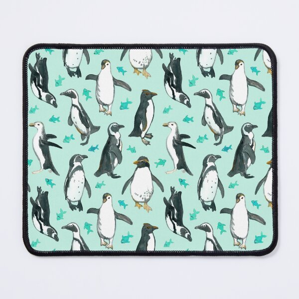 Item preview, Lots of Little Penguins on mint designed and sold by micklyn.