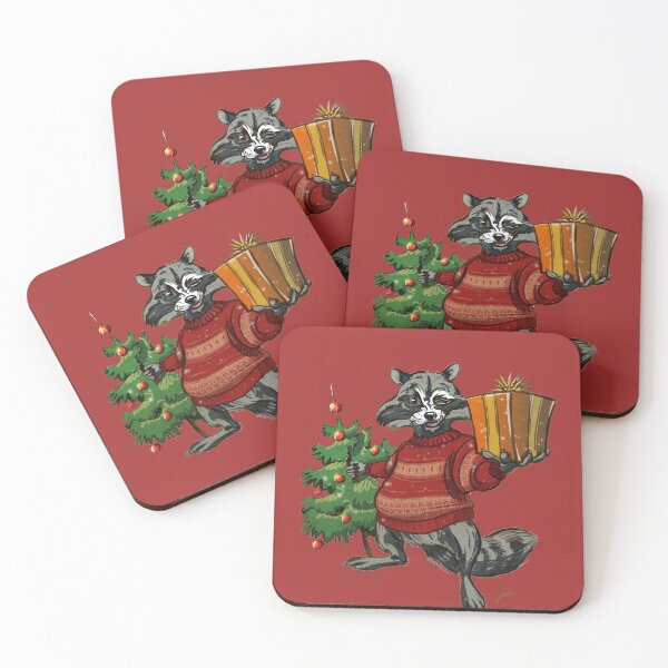Item preview, Funny Raccoon Christmas designed and sold by SakalDesign.