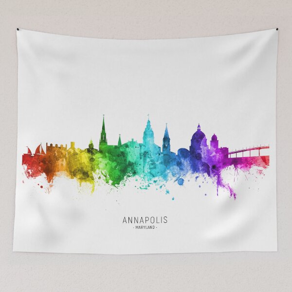 Item preview, Annapolis Maryland Skyline designed and sold by ArtPrints.
