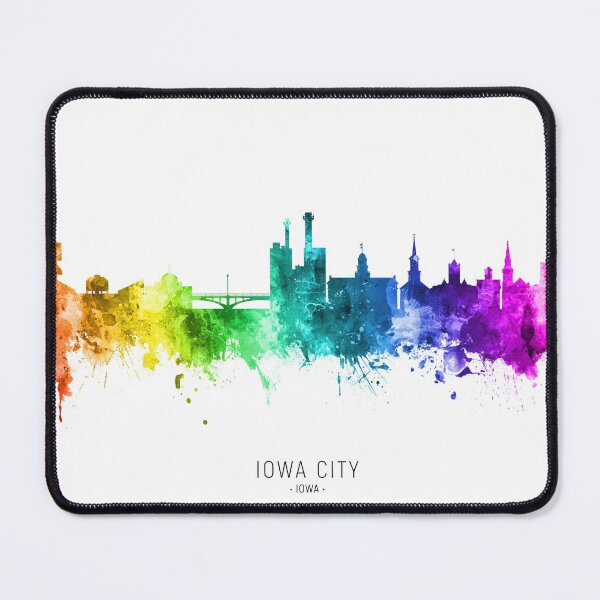 Item preview, Iowa City Iowa Skyline designed and sold by ArtPrints.