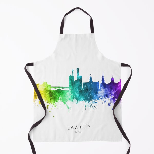 Artikelvorschau, Iowa City Iowa Skyline entworfen und verkauft von ArtPrints.