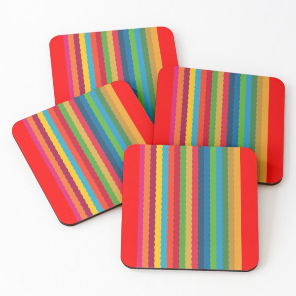 Item preview, Colourful pattern with waved stripes designed and sold by greatnorris.