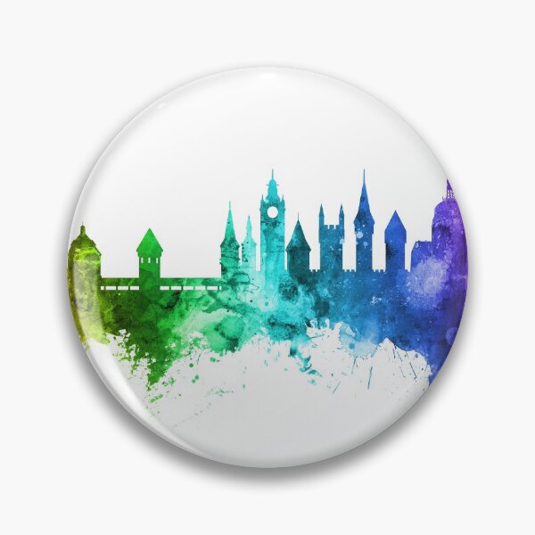 Item preview, Lucerne Switzerland Luzern Skyline designed and sold by ArtPrints.