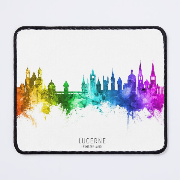 Item preview, Lucerne Switzerland Luzern Skyline designed and sold by ArtPrints.